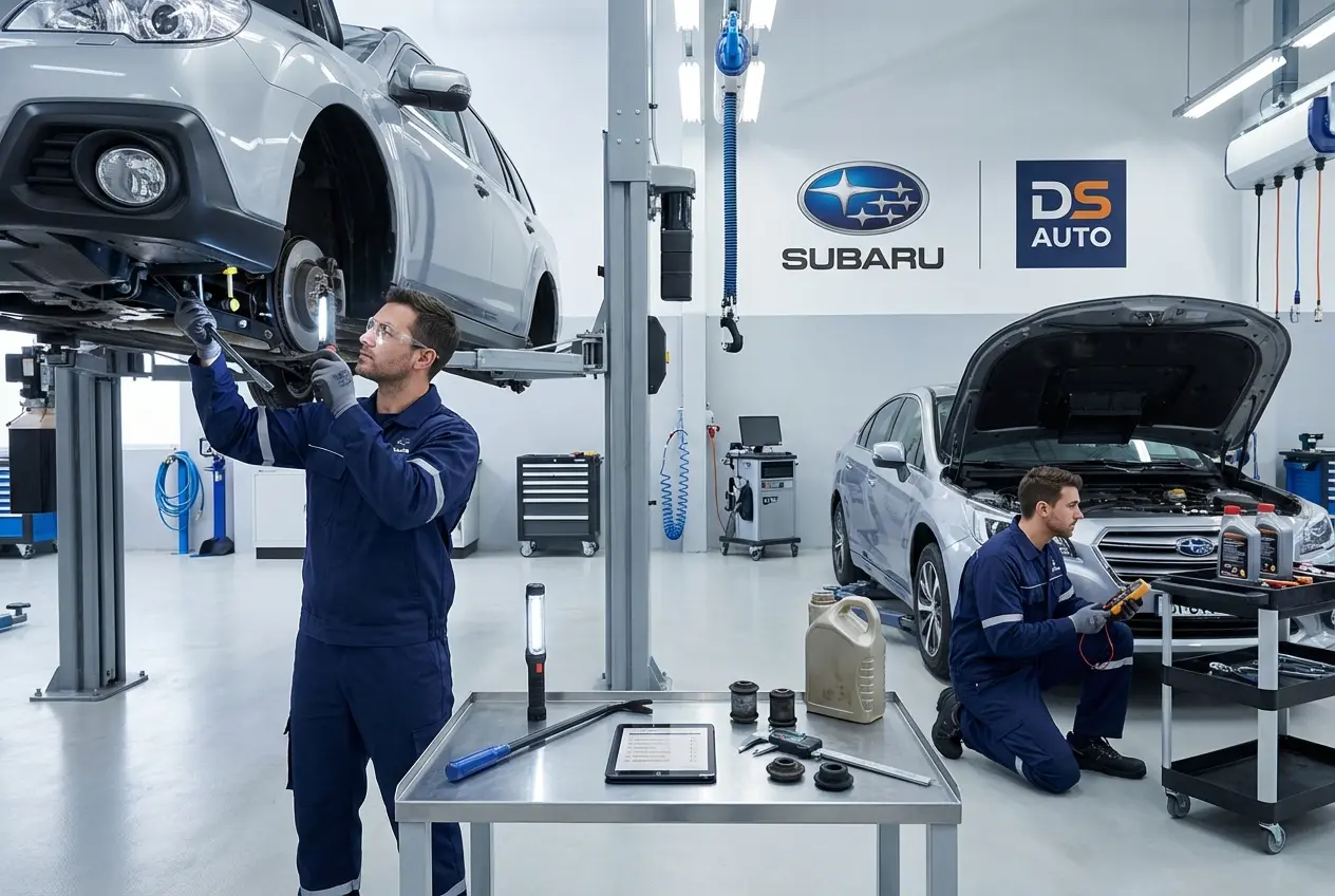 Проверка подвески автомобиля Subaru в Жуковском — диагностика передней подвески Subaru в автосервисе DS Auto
