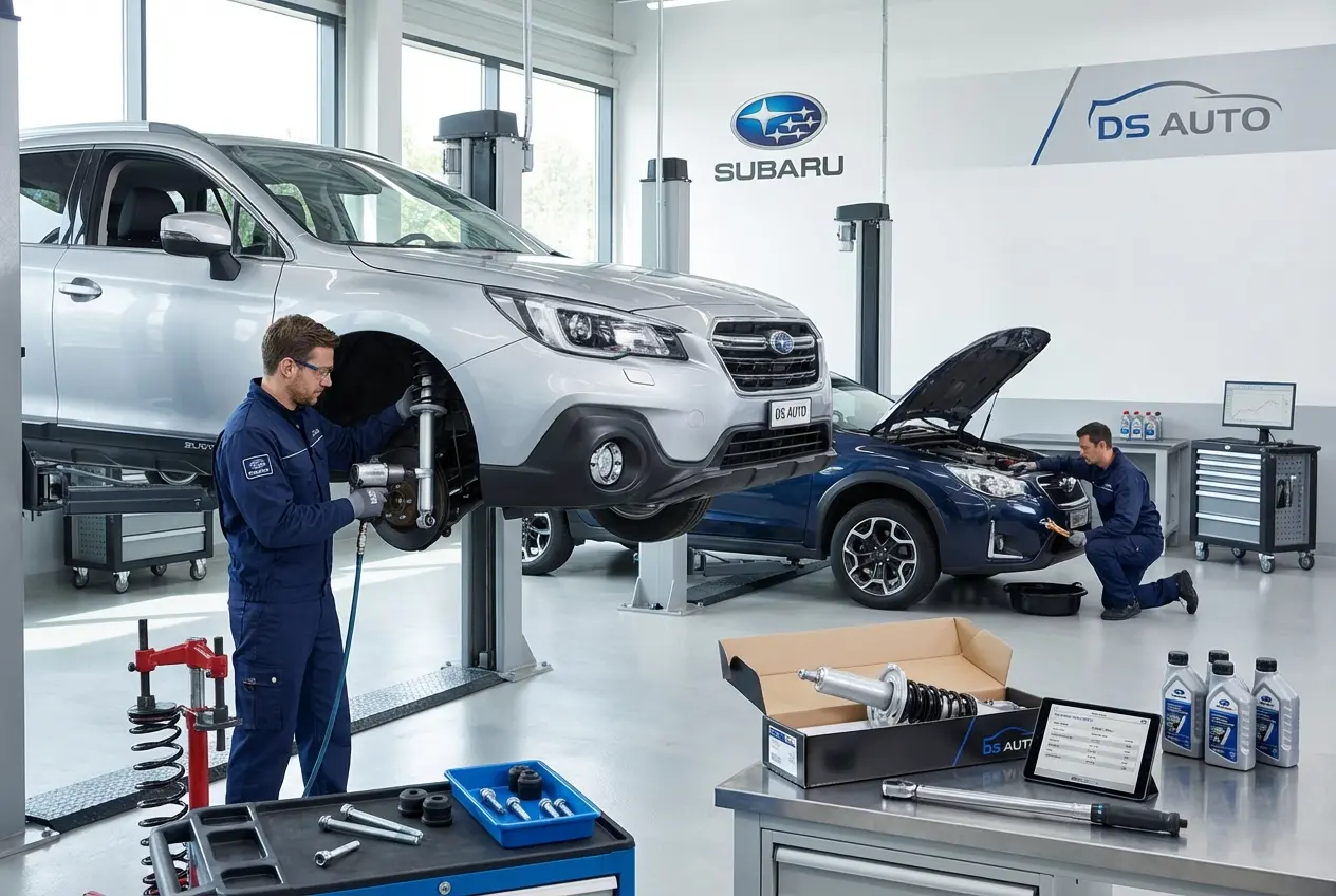 Замена амортизаторов Subaru в автосервисе DS Auto, Жуковский

