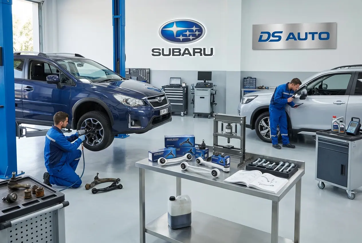Диагностика и ремонт передней и задней подвески Subaru в Жуковском - автосервис DS Auto
