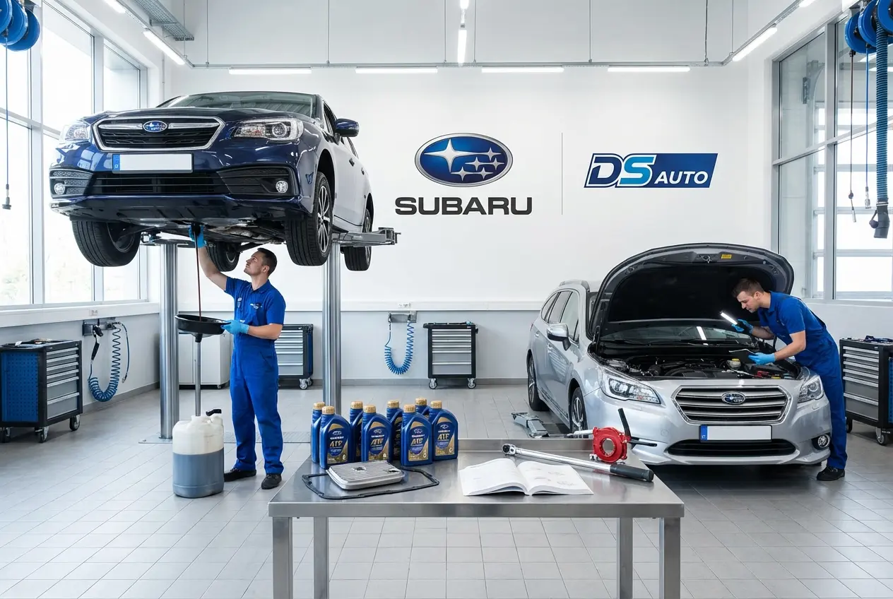 Аппаратная замена масла в АКПП Subaru в автосервисе DS Auto в Жуковском
